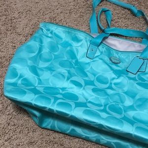 Large Coach Tote/Duffel Bag